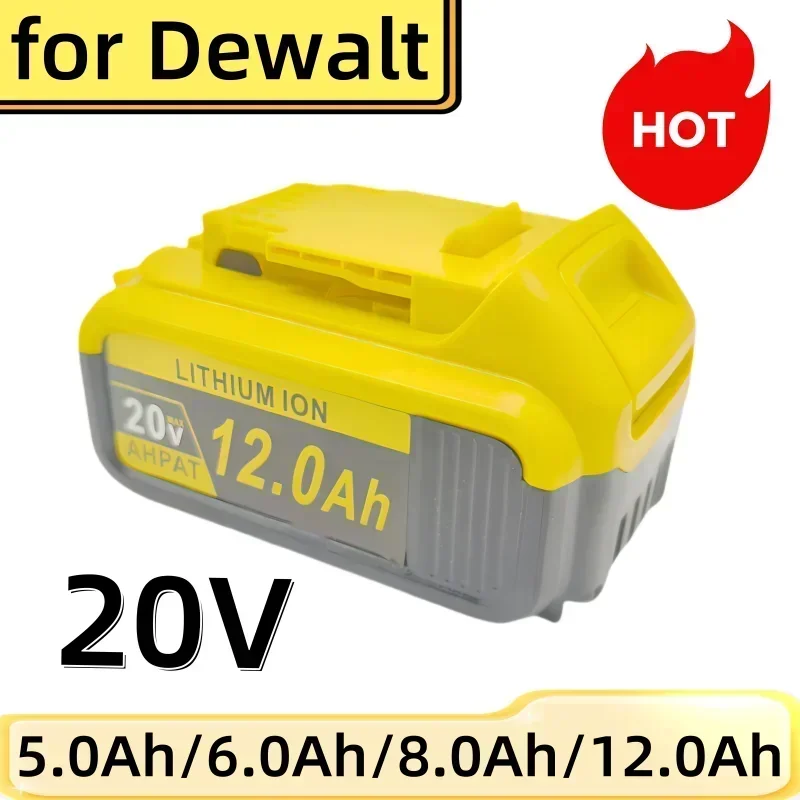 100% Original New 20V 12000mAh for  Dewalt Power Tool Battery DCB206 20V 18.0Ah Battery DCB206 20V Battery DCB200  DCB205