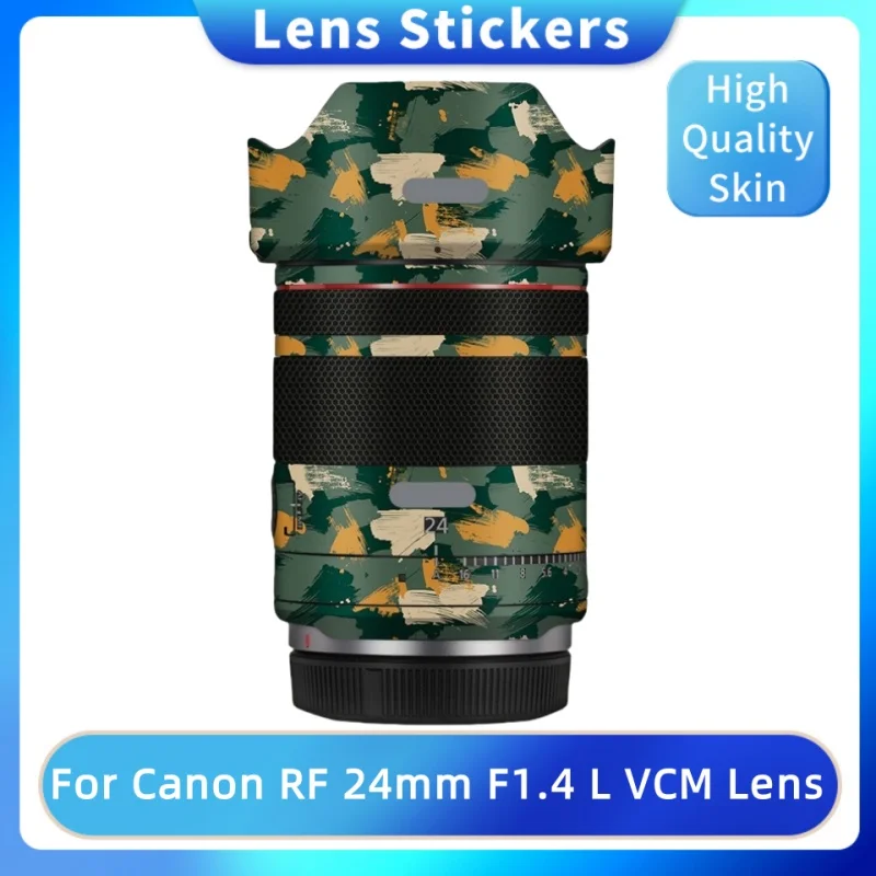 デカールスキンキヤノン-rf24f14l-レンズステッカーキヤノン-rf24mm-f14-l-vcm-レンズスキンプロテクター-24f14-ラップカバー-rf24-f14-スキン