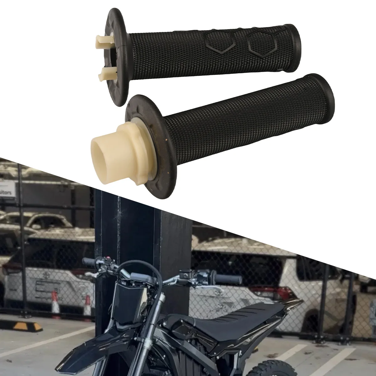 

Electric Motorcycle Throttle Turn Grip Handlebar Accelerated Handle Throttle Rubber Grips For SURRON Ultra Bee Accessories