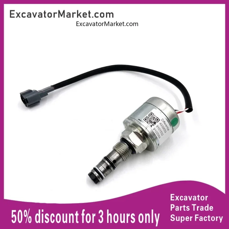 Excavator Spare For Hitachi 9101532 9102068 4339559 Ex120 200 220-2-3-5 Excavator Differential Pressure Sensor Dp Solenoid Valve