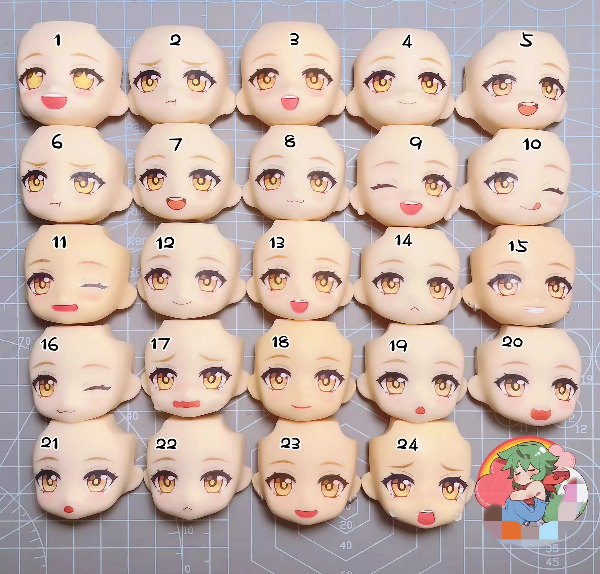 

Game Genshin Impact Lumine Role Cos Handmade OB11 Faces Alternate Face Cosplay Gift Cute Lovely