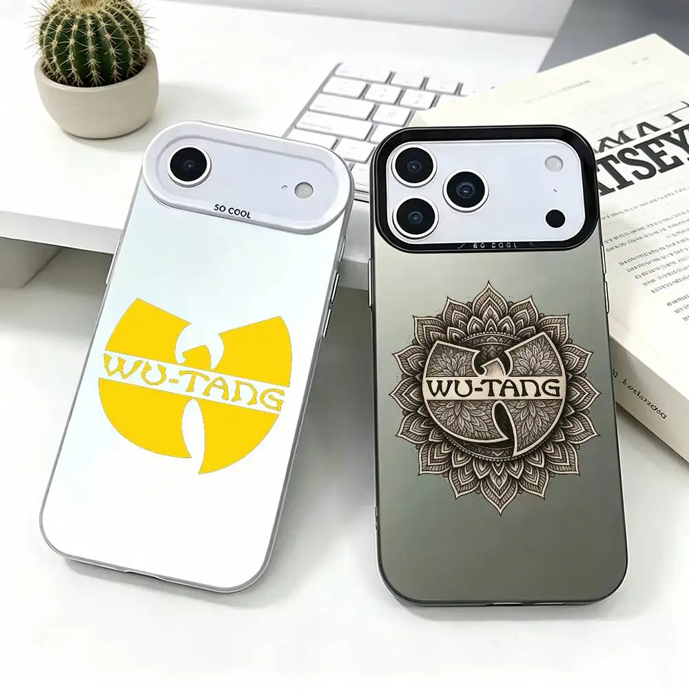 Wu-Tang Clan Hip-hop  Phone Case For iPhone 17,16,15,14,13,12,11 Plus,Pro Max,XS,Colored Silver Plated Inside Cover Gift