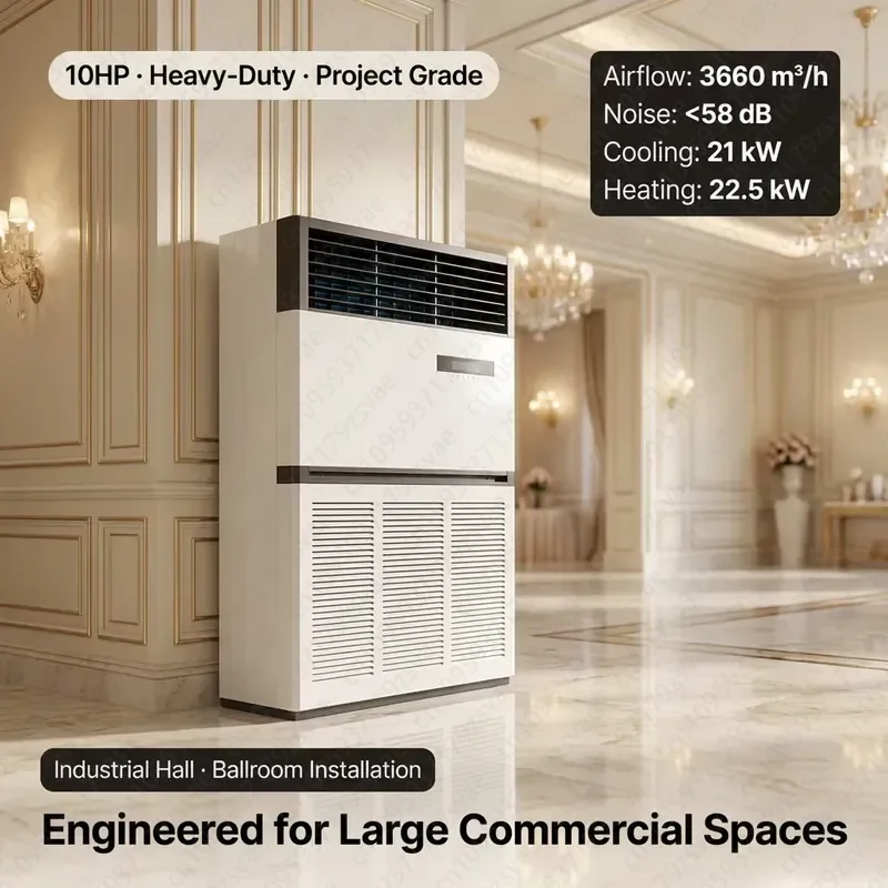 High-performance 10HP Floor-to-ceiling Fan Coil Unit, Water-cooled Hydraulic Coil Unit, Suitable for Industrial