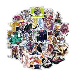 Jojo Bizarre Adventure-pegatina de Graffiti creativo, dibujos animados de Anime, bicicleta, monopatín, coche, casco, ordenador portátil, venta al por mayor, 10/30/50 Uds.