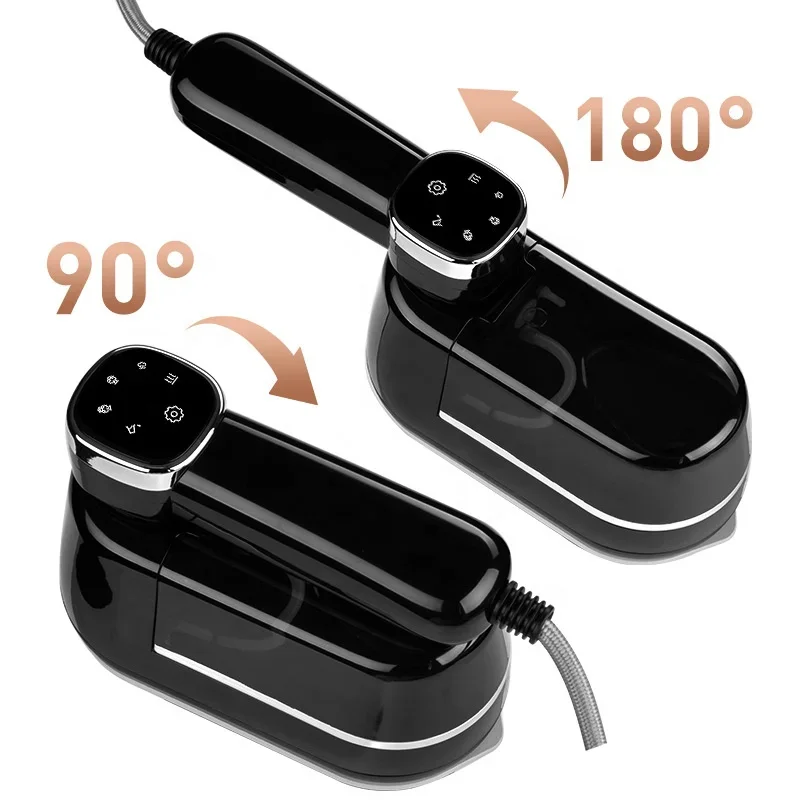 

l #1300W Foldable Handheld Garment Steamer Portable Steam Iron Fast Heat-up Mini Wet Dry Ironing Machine for Home Business Trav