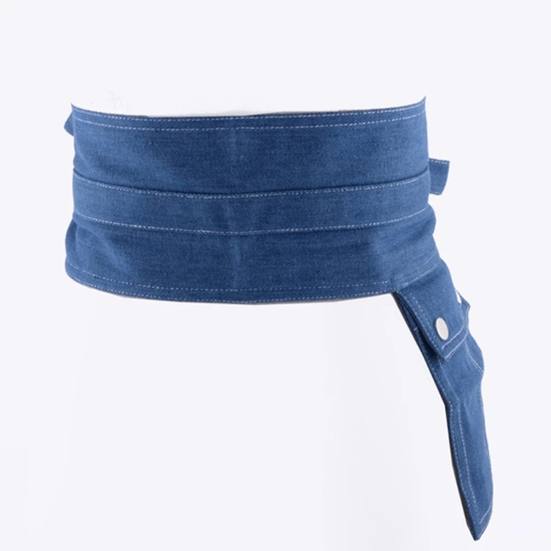 Damen-Jeansgürtel, Jeans-Korsettgürtel für Damen, Jeans-Taillengürtel mit Tasche