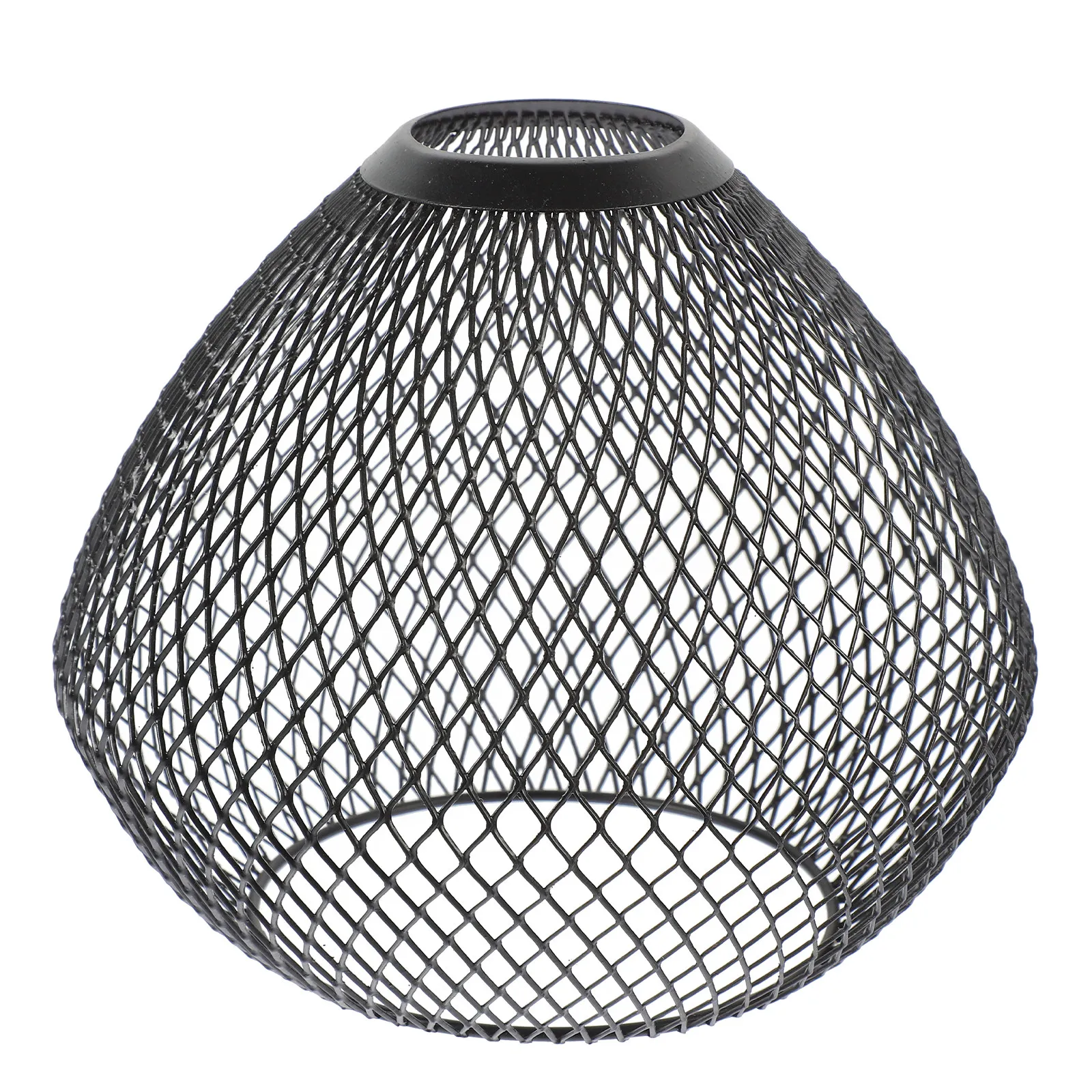 

Hollow Out Geometric Lamp Shade Iron Pendant Light Lampshade for Restaurant Milk Tea Shop Home Metal Cage Lampshade Replacement