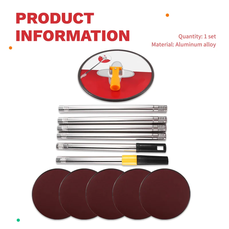 AAAF Manual Hand For Drywall Sander With Extension Pole- Pole Sander For Drywall, Ideal Perfect For Painting Projects