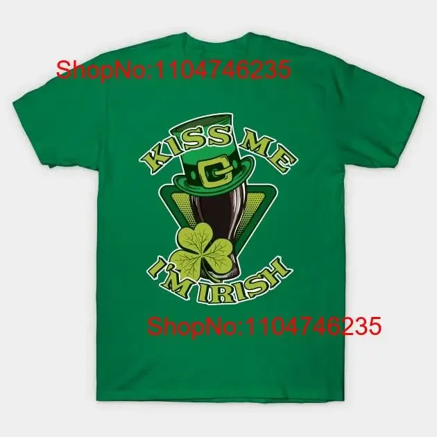 

Kiss Me I'm an Irish Stout 100 Cotton T Shirt for vintage Washed Stylish Top For Everyday Wear designer clothes Stretched