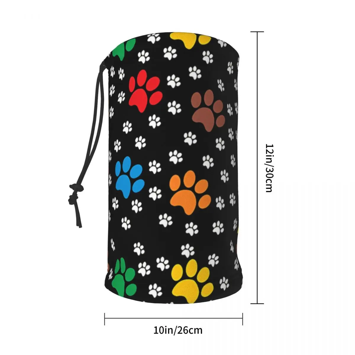 Paw print Muster Pfote warmen Schal Unisex Hals Gamasche Winter Stirnband Wickel hals