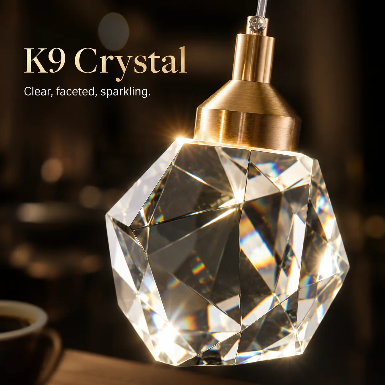 Lampu Gantung Kristal K9, Lamp - Bathroom Lighting Decor Ideas ulasan dan harga