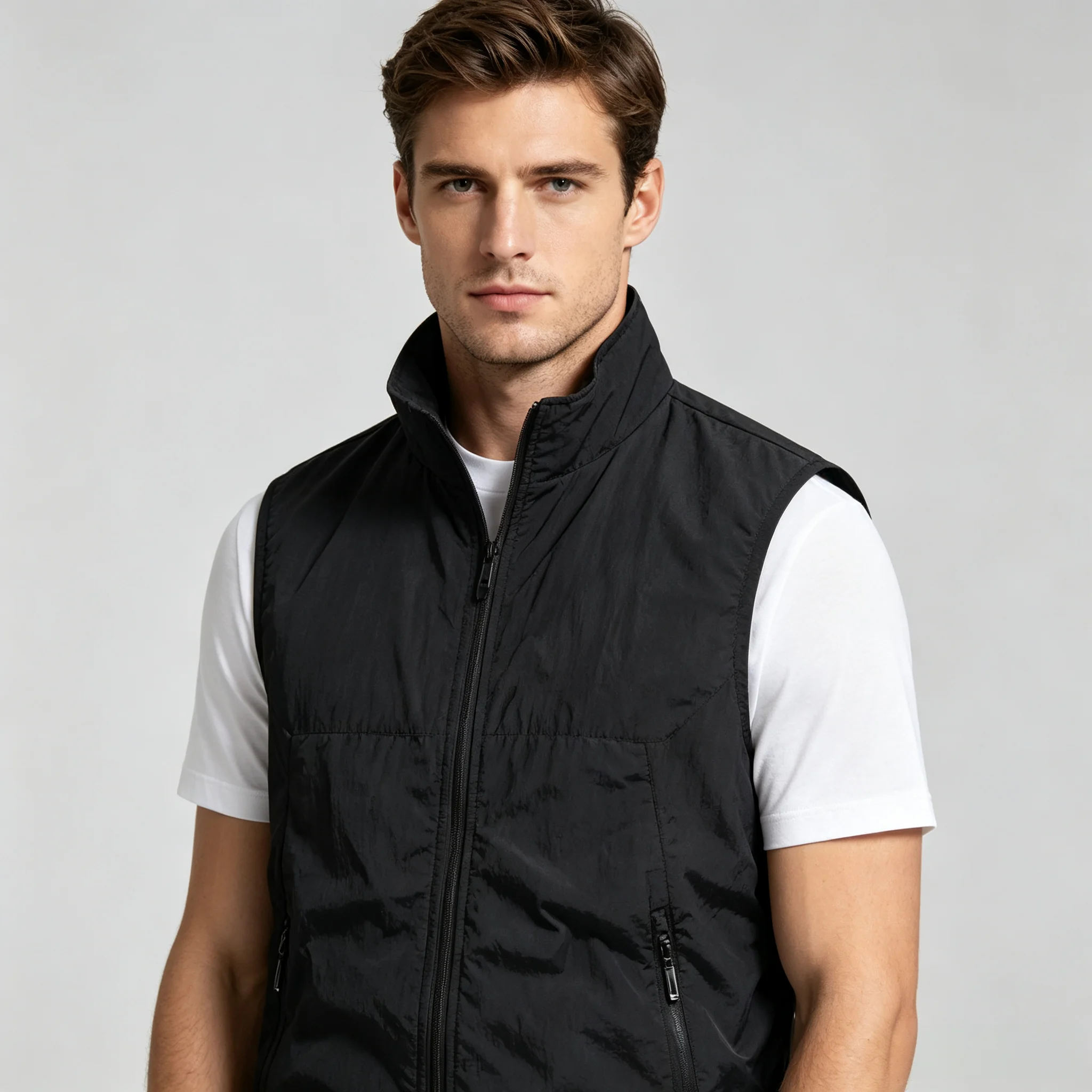 Quick-Drying Waterproof Outdoor Multi-Pocket Vest for Hiking Fishing - Adjustable Size with Multiple Pockets Ideal for Photograp