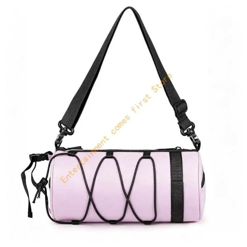 Bicycles Handlebar Bag Daily Travel Bike Bag for Local Use, Front Bar Storage with Top Entry Access, Cord Web Detail, and Fast