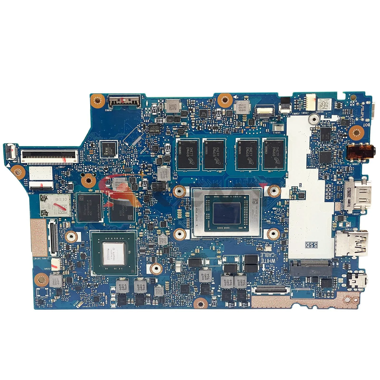 Placa-mãe do portátil para Asus ZenBook Flip 15, UX562IA, UX562IQ, UX562I, UX562, R5-4500U, R7-4700U CPU, 8G, 16G RAM