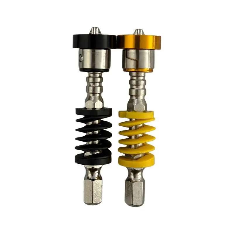 1 Stück 1/4 Zoll Sechskant PH2 Kreuzschraubendreherkopf Magnetischer Schraubendreherkopf Magnetring zur Positionierung Abnehmbarer Begrenzungsring – Detail 7