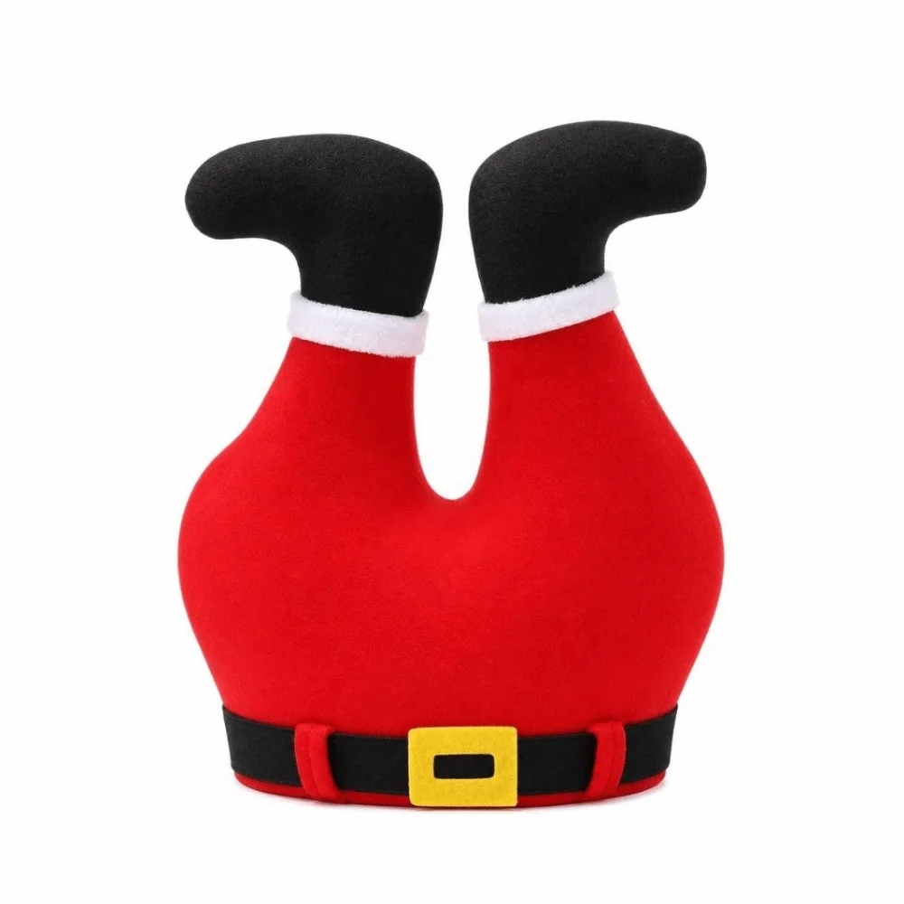 Disfraces de elfos navideños ‌ Pantalones de Santa Claus a Rayas para Cosplay, Gorros Navideños, Decoración Navideña, Accesorios para la Cabeza de Payaso, Juego de Roles