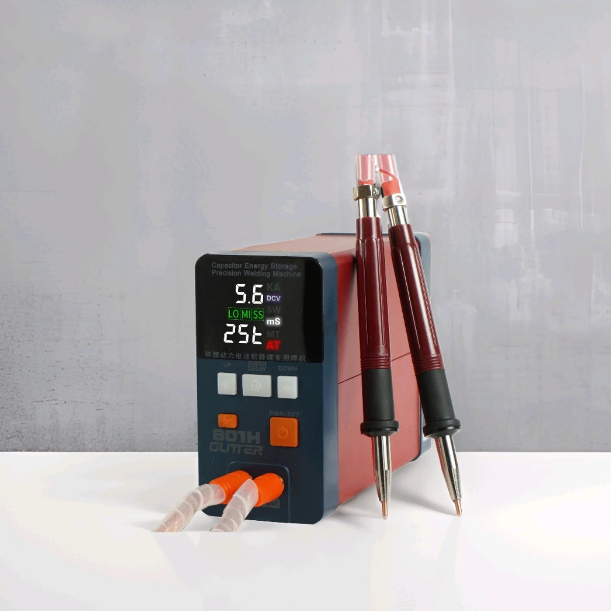 GLITTER 801H Capacitor Spot Welding Machin 3500A 21kw Aluminum To Nickel Battery Spot Welder