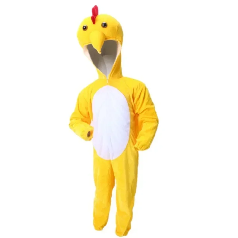 Hen Chick Rooster Duck Costume para Adultos, Roupas de Performance, Dança, Desenhos Animados Cosplay, Adereços para Meninos e Meninas