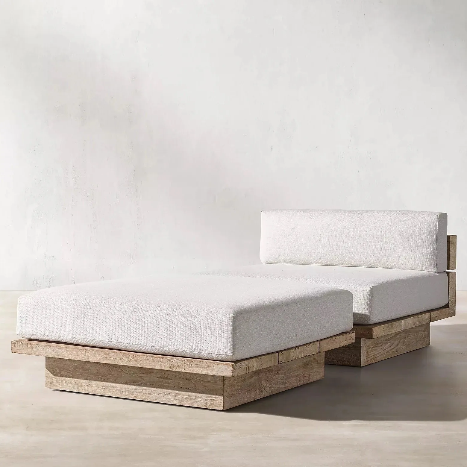 Divano creativo da giardino nordico per esterni personalizzabile