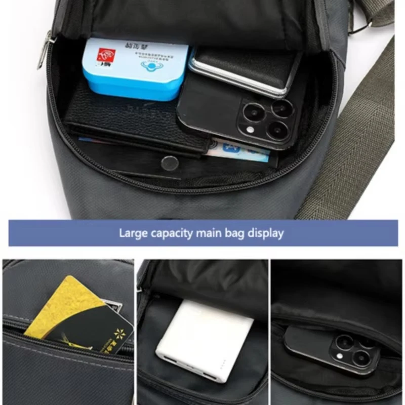 Multi-functional Car Chest Bag Phone Pouch Leisure One-shoulder Messenger Storage Bag for Chery Omoda 5 C5 FX