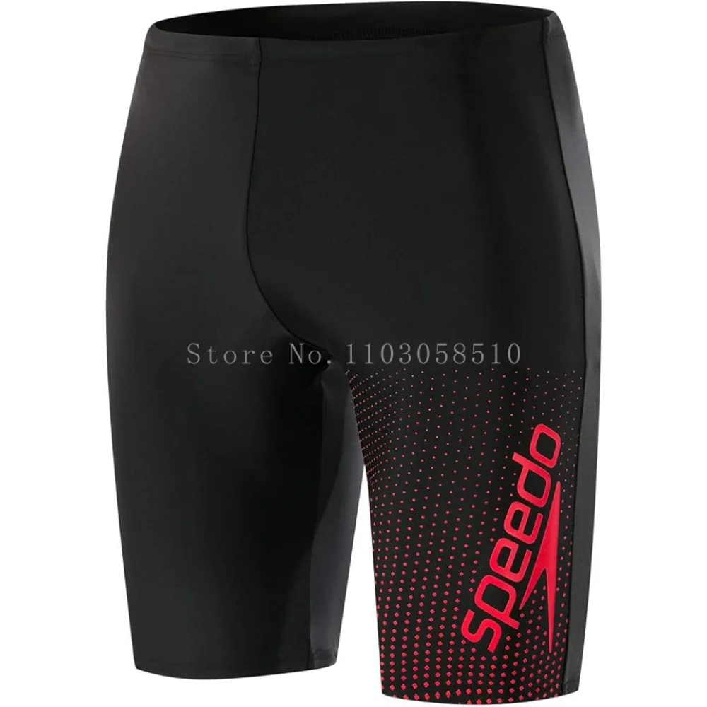 2025 Men's Swim Jammer Swimsuit Shorts Endurance Athletic Training Swimwear Swimming Trunks Beach Tights Shorts Swim Lycra Pants