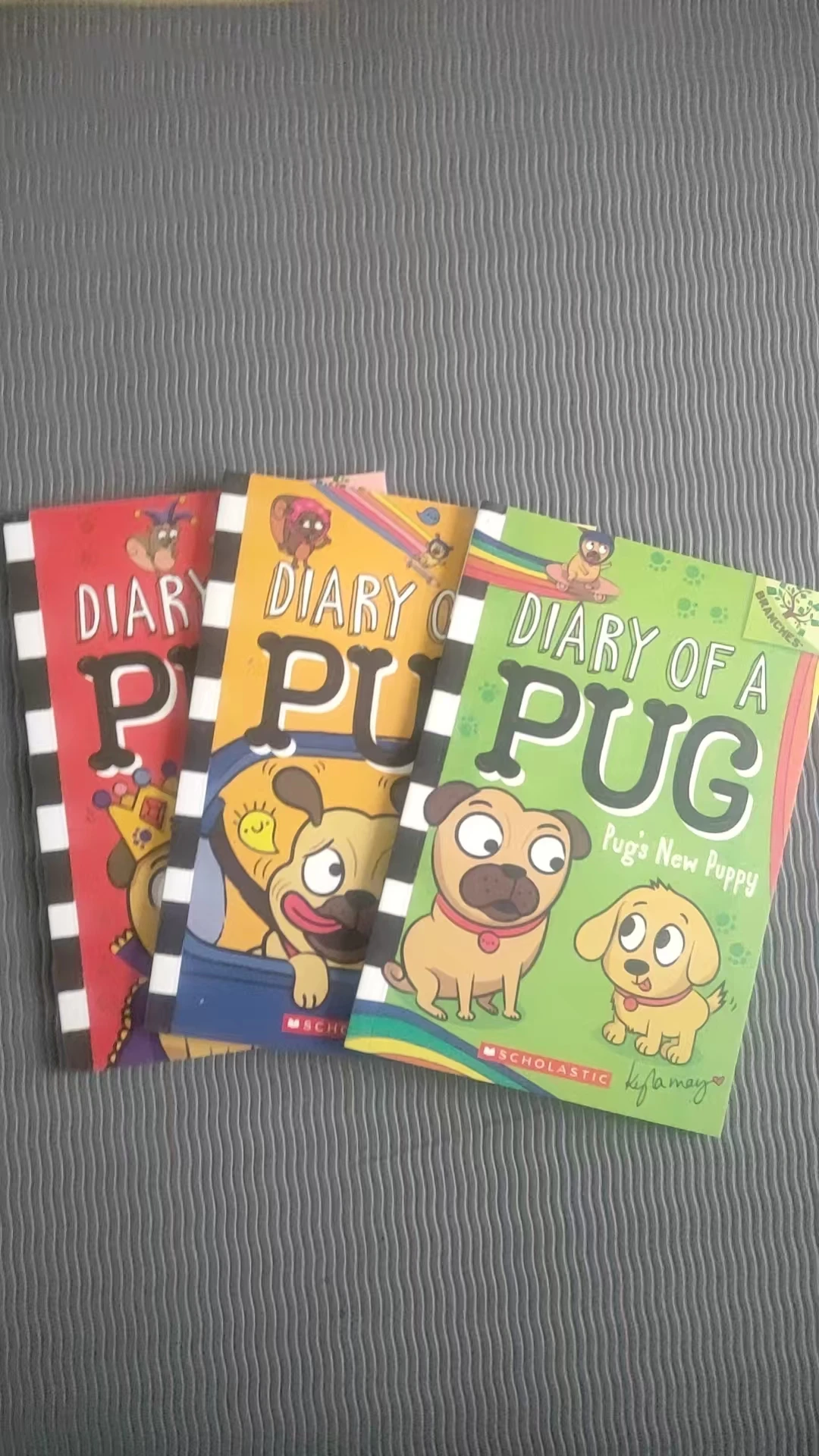 

3 english book Children storybook for DLARY OF A PUG english story books for 3-6 years old
