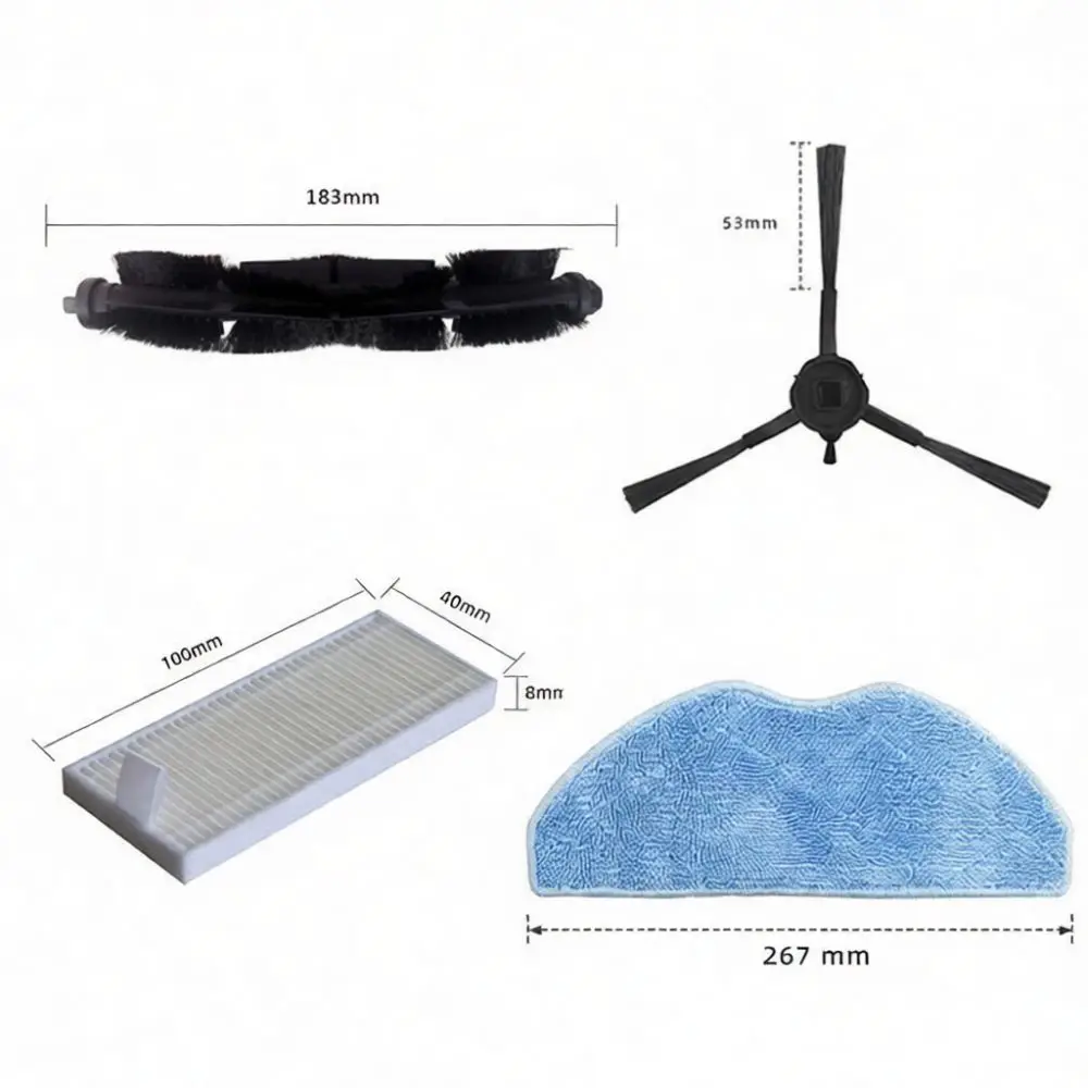 Professional Replacement Parts For LG R5 R580HK R580WK R585HKA R585WKA Vacuum Main Brush Side Brush Robot Cleaning Supplies