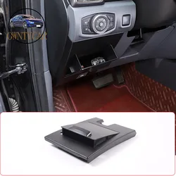 For Ford Ranger Wildtrak 2015-2021 ABS Black Car Dashboard Driving Position Fuse Storage Tray Holder Box Accessories