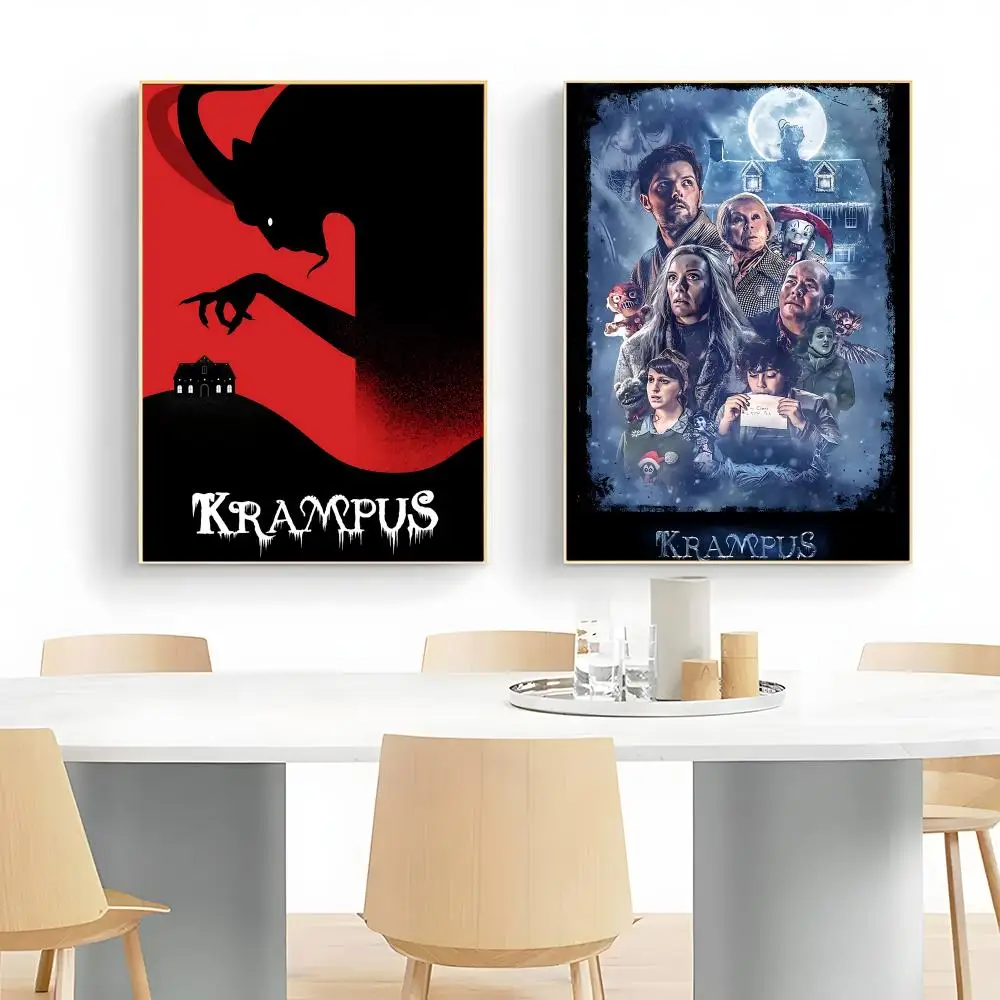 Folkloric Menacing K-Krampus Alpine Yuletide Horror Art Poster Wall Art Print Decorative Mural Home Decor Gift Unframed