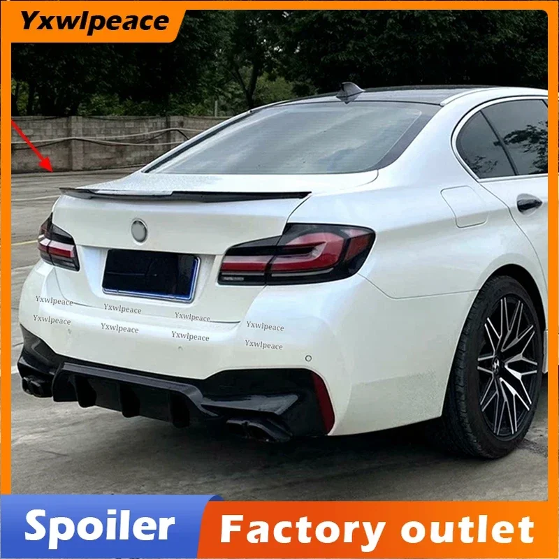 

M4 Style Carbon Fiber/ABS Glossy Black Rear Trunk Lip Spoiler Wing For BMW F10 5 series 520i 525i 528i 535i 550i 2010-2017