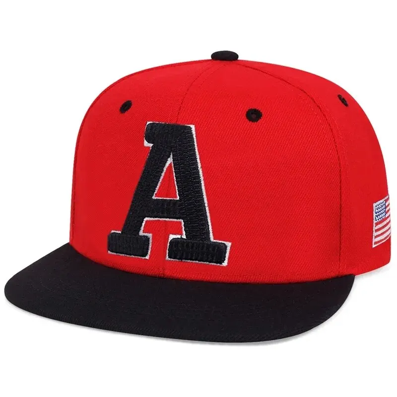 Unisex Simple Letter A Embroidery Hip-hop Hats Outdoor Adjustable Casual Baseball Caps Sunscreen Hat