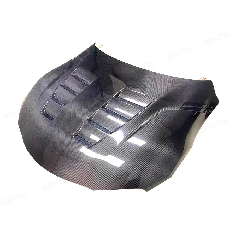High quality For Toyota Supra A90 A91 MK5 2019+ Carbon Fiber Car Engine Hood Bonnet Front Bumper Engine Hood Cover Body kit - view 3