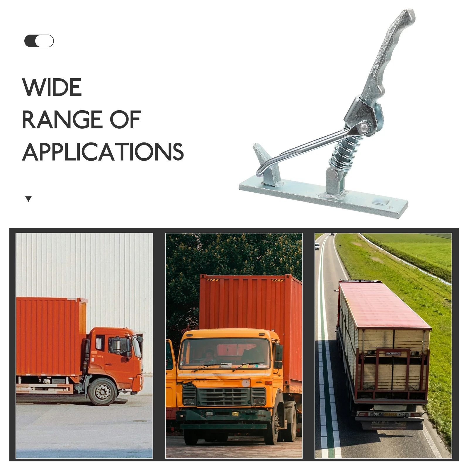 

Пружинный зажим, стопорный штифт, сверхмощная муфта для прицепа из углеродистой стали, замена муфты для грузовиков, прицепов, контейнеров, буксировочный штифт, сцепка