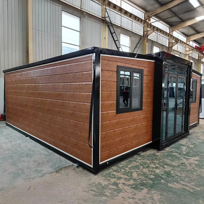 40ft 20ft Luxury Expandable Container Modular Prefabricated House Modern Homes Bathroom Easy Folding Fabricated Steel Material
