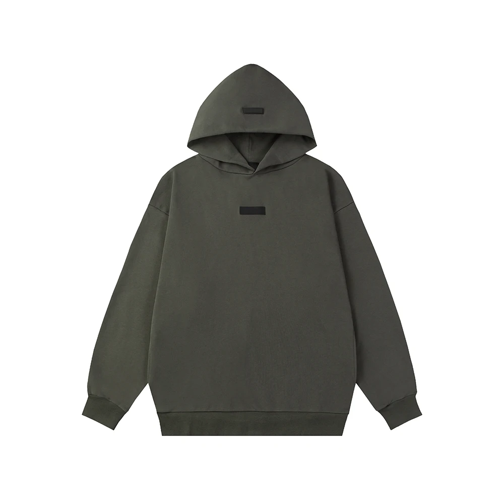 Fashion Autumn Sweatshirt 8th Collection New Colorway Cotton Hoodies Sweatshirts Rubberzied Label Men  Hip hop Oversize Hoodies