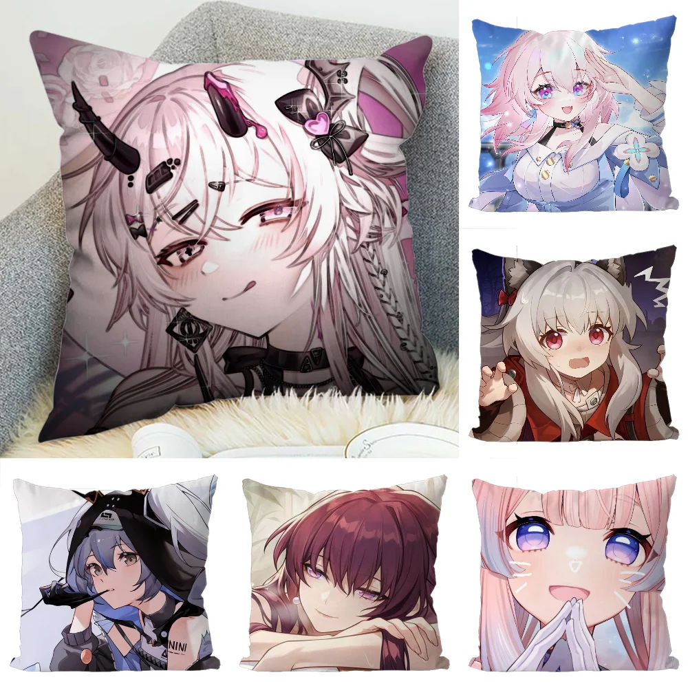 

Honkai Star Rail Pillow Case Luxury Double-sided For Car Pillows 45x45 Cushions Cover Home And Decoration Sofa Pillowcase 50x50