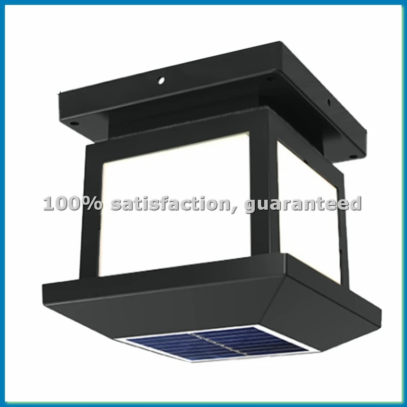 Timed LED Solar Pillar Light Waterproof Solar Lights Outdoor Remote Control Garden Sunlight for Fence Pathway Decor Lamp-ABHG