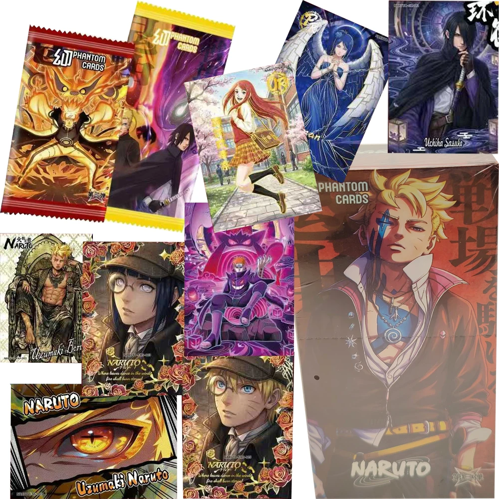 Naruto Collection English Language Cards Children Cherish Birthday Gifts Japanese Fantasy Adventure Anime Limited Edition Cards