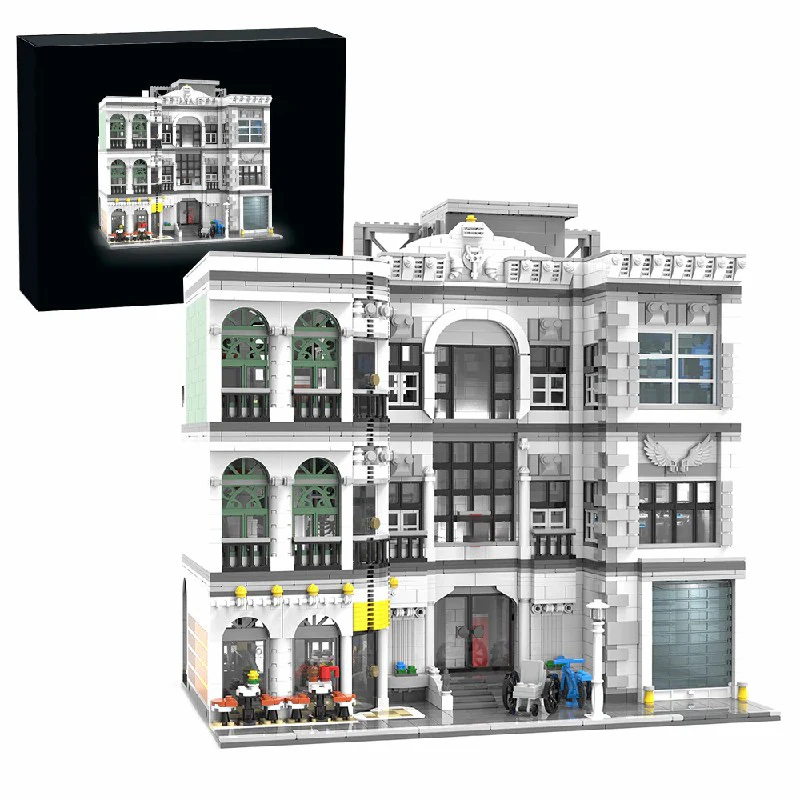  4958PCS Ziekenhuis met 17 figuren Gebouwen Blokken Stad Uitzicht Architectuur Modulaire bouwset Assemblagemodel Speelgoed Volwassenen Geschenken - afbeelding 2