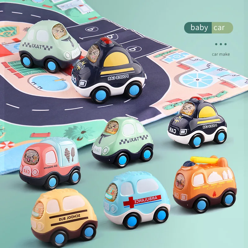 Baby Car Toy Cars for Children 1 2Year Boy Montessori Mini Car Model Toy Kids Pull Back Cars Diecasts Car for Boys Birthday Gift