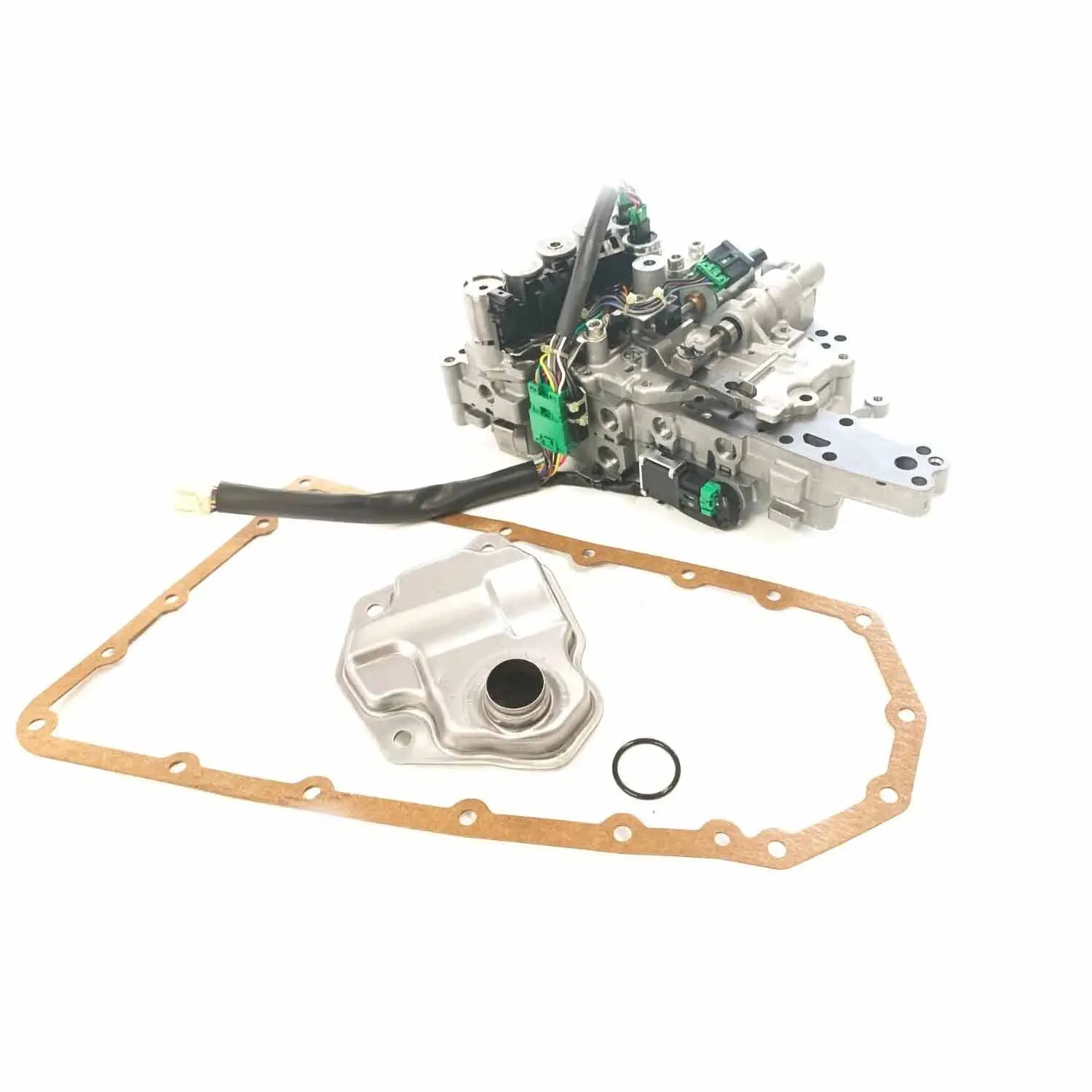 1Set Transmission Valve Body with Solenoids Filter Kit JF011E For Mitsubishi Lancer Outlander Nissan Rogue Altima Sentra Jeep