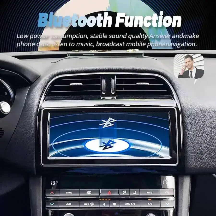 Multimedia Player 10.25 Inch Android 15 Car Stereo Screen DSP For Jaguar XE XEL F-PACE 2016- 2019 GPS Head Unit Bluetooth view 4