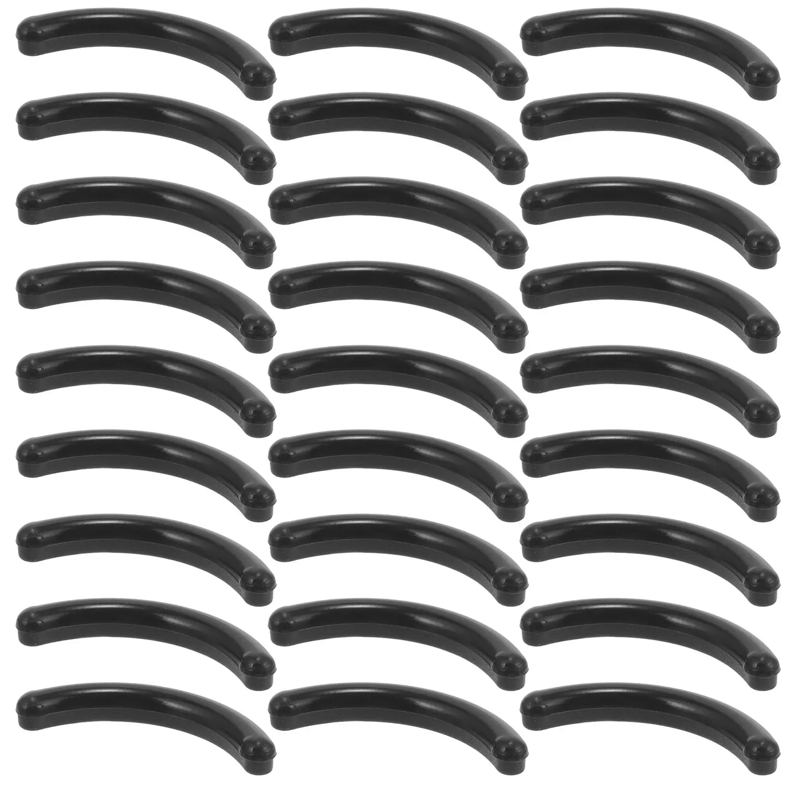 

50 Pcs Replacement Mascara Refills Lashes Eyelash Curler Pads for Women Rubber Cushions Curly Miss