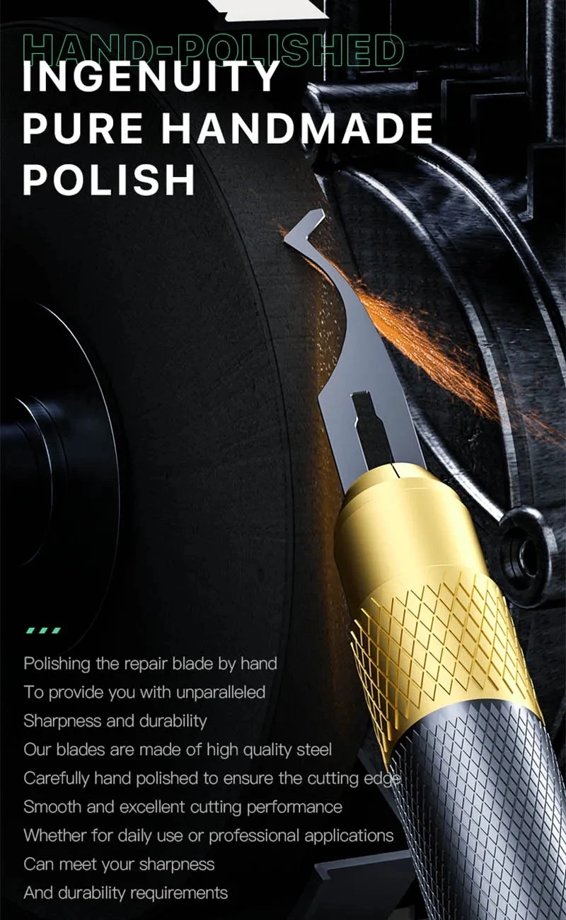 ميكانيكي 008 شفرة إزالة الصمغ الحادة إصلاح الهاتف المحمول شاشة LCD شفرة إزالة الصمغ الفولاذ المقاوم للصدأ إزالة سكين الغراء