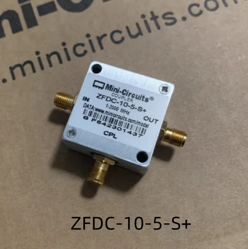 ZFDC-10-5-S+ Frequency 1MHz~2GHz Coupling coefficient 10.8dB Return loss 31.26dB