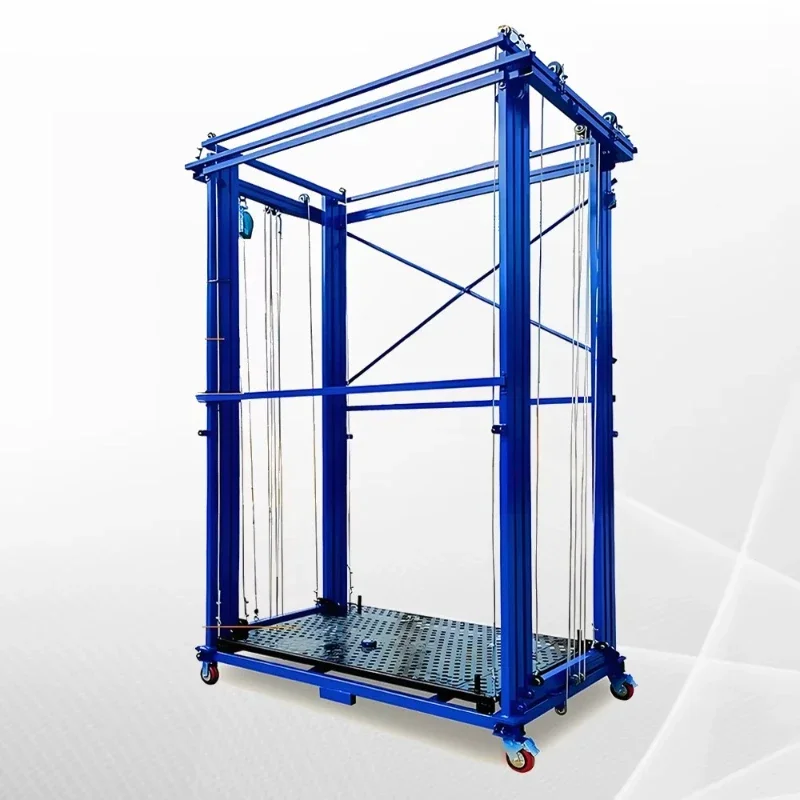 

Adjustable folding hydraulic working platform scaffolding lifting platform