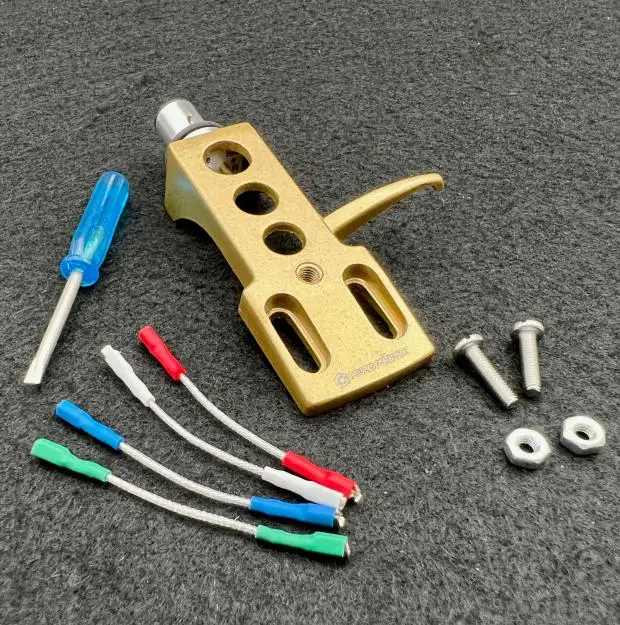 Record player phonograph universal aluminum alloy head bracket, head cover, needle shell, singing head wire vinyl accessories