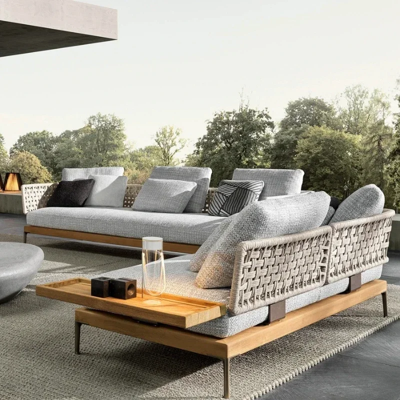 

Balcony Furniture Garden 1-person Sofa Living Room Sofas Patio Luxury Outdoor Sets Modern Loveseat Couch Single Sectional Bed