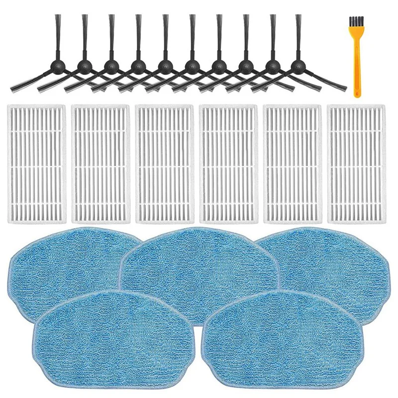 Replacement Parts For MAMNV ZCWA GTTVO ONSON BR150/BR151 Robot Vacuum Parts Filter Mop Brushes