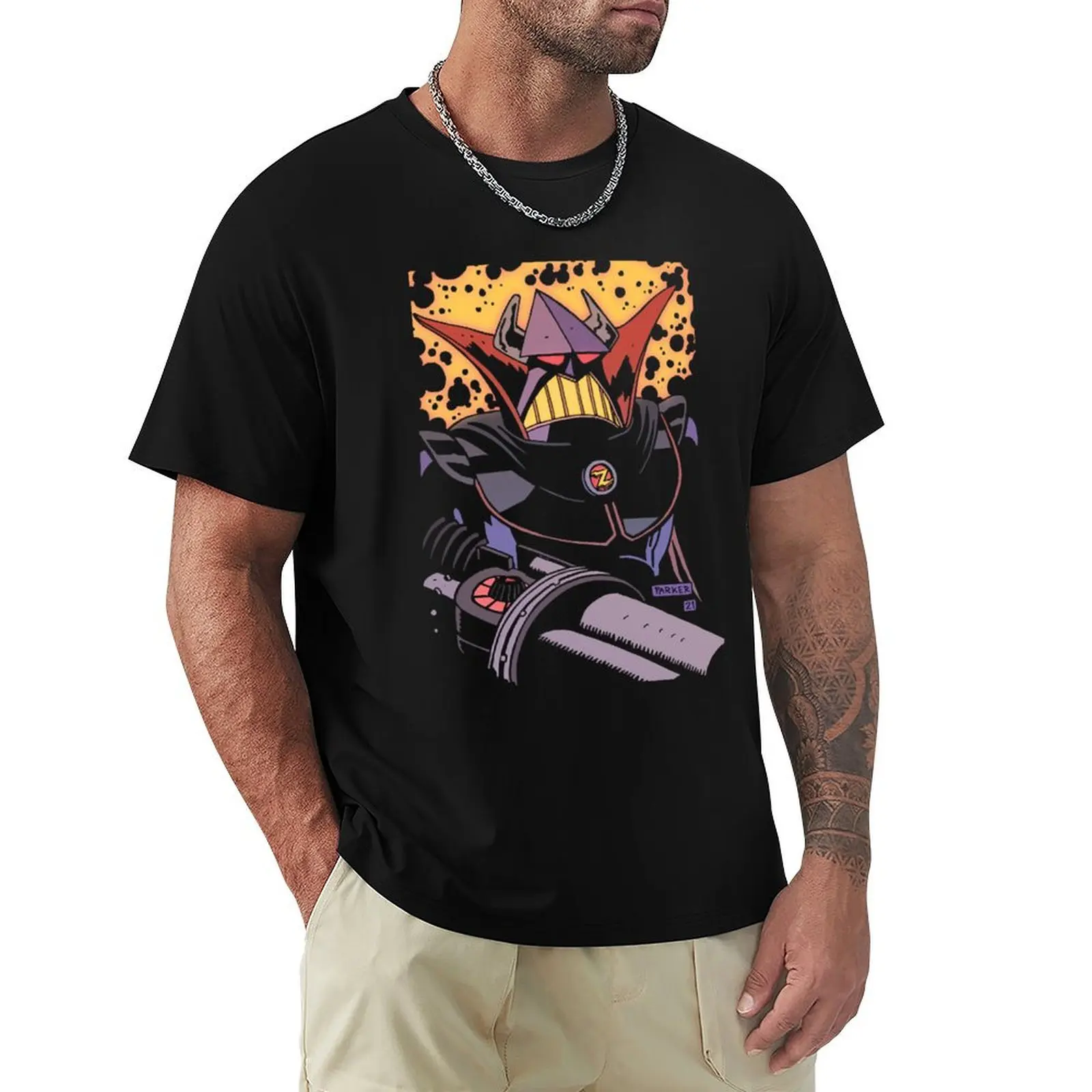 

ZURG T-Shirt graphic tee shirt vintage t shirts black t shirts for men